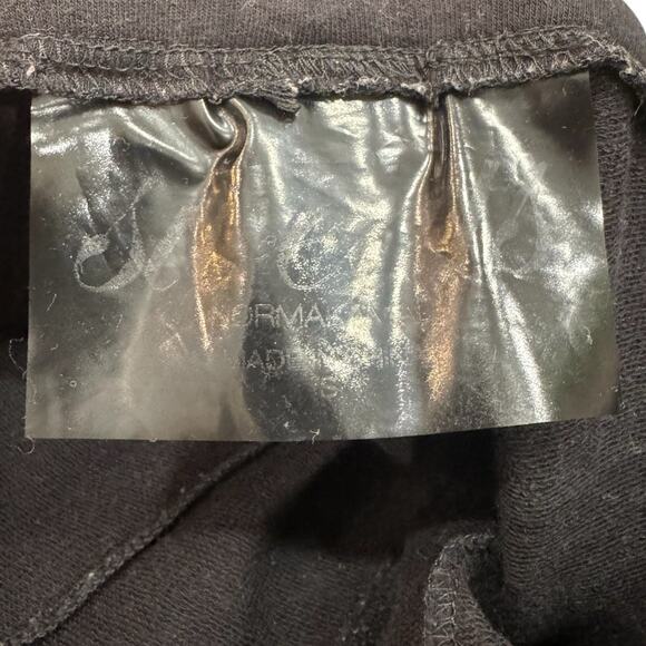 Norma Kamali Sweats Joggers Black Size Small Sweatpants Tapered Lounge Cozy - Picture 8 of 9